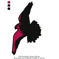 Bird Embroidery Design 34